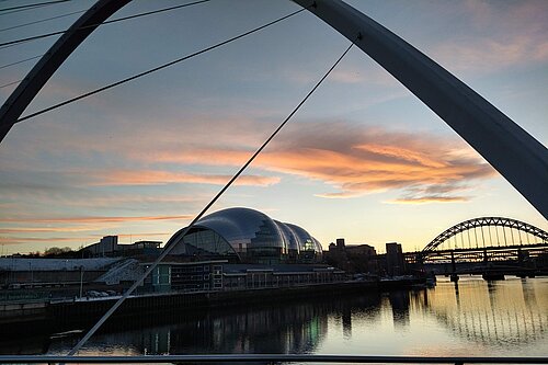 A View of the Quayside, Gateshead