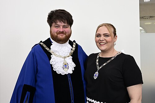 Councillor Andrew Bond and Councillor Jade Seager