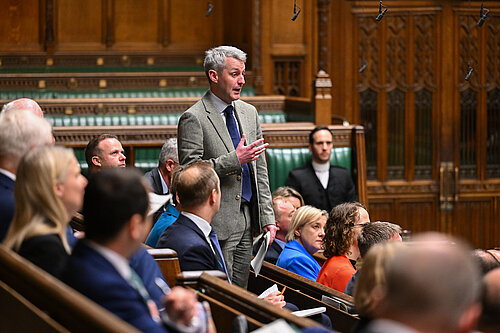 Will Forster in Commons Chamber