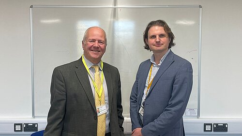 John Crofts (L) and Steff Aquarone (R)