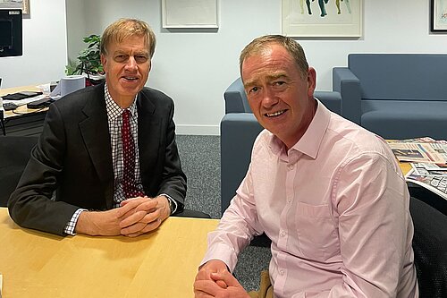 Tim with Sir Stephen Timms