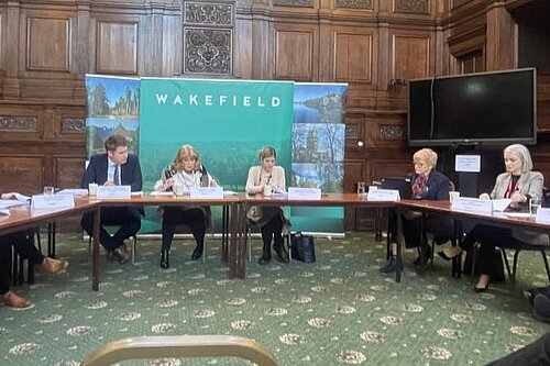 A meeting of Wakefield district councillors